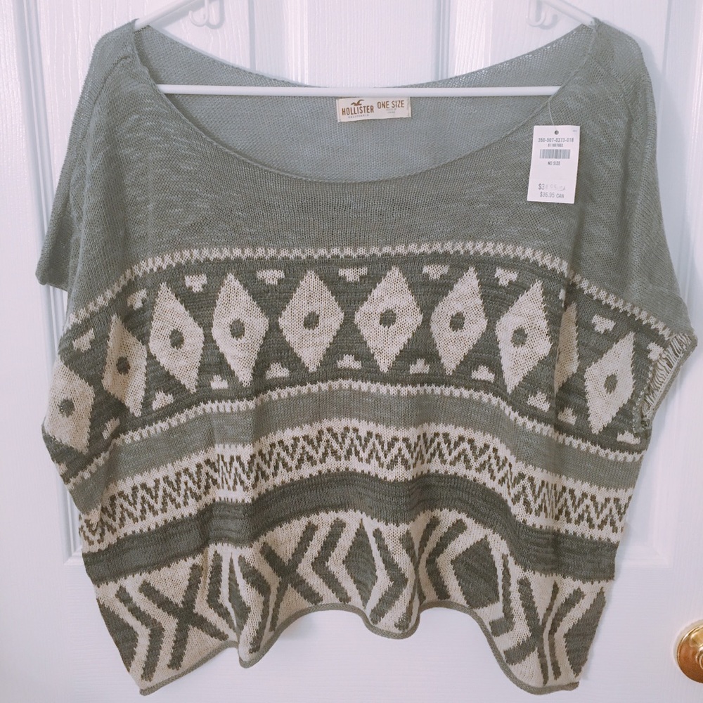 Patterned dropped shoulder tee shirt